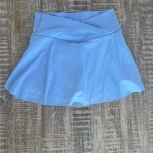 S Light blue High Waisted Athletic Skorts.